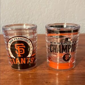 Tervis San Francisco Giants Orange and Black Shot Glasses